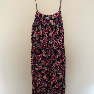 Old Navy Pink and Navy Floral Dress